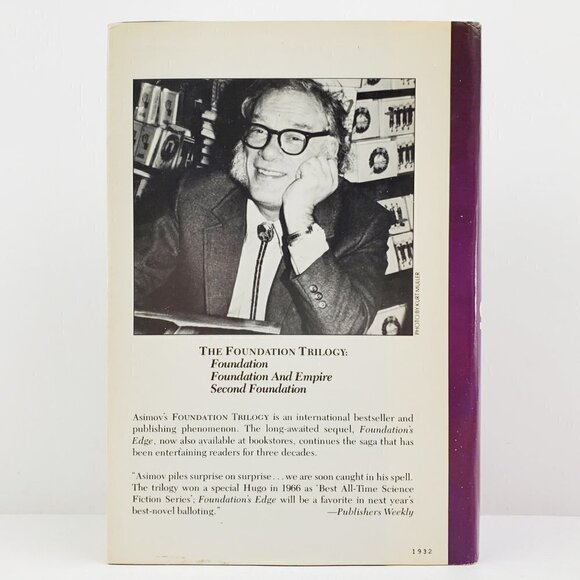 Isaac Asimov Foundation Trilogy Book Misprint BCE 1982 HCDJ Sci-Fi Classics - Picture 2 of 12
